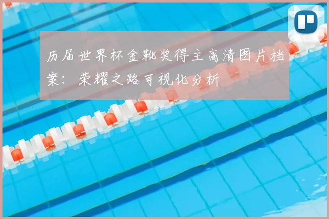 历届世界杯金靴奖得主高清图片档案：荣耀之路可视化分析