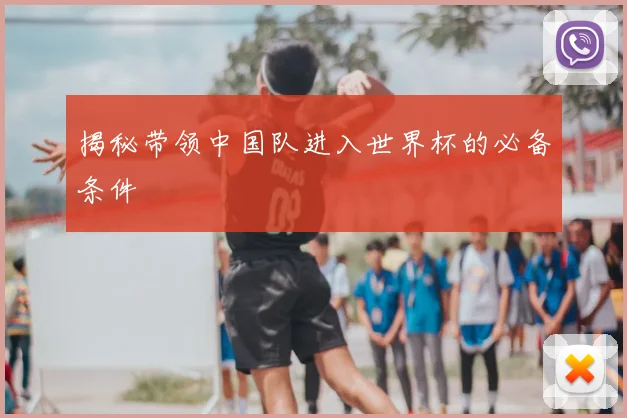 揭秘带领中国队进入世界杯的必备条件